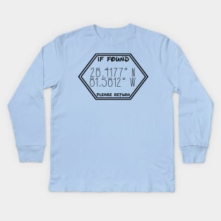 Coordinates of Magic Kingdom Kids Long Sleeve T-Shirt